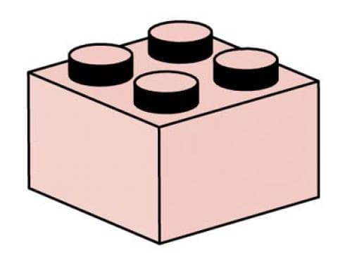 2 x 2 Sand Red Bricks