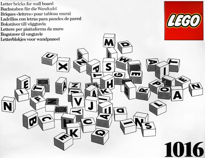 Letter Bricks for Wall Board — 1