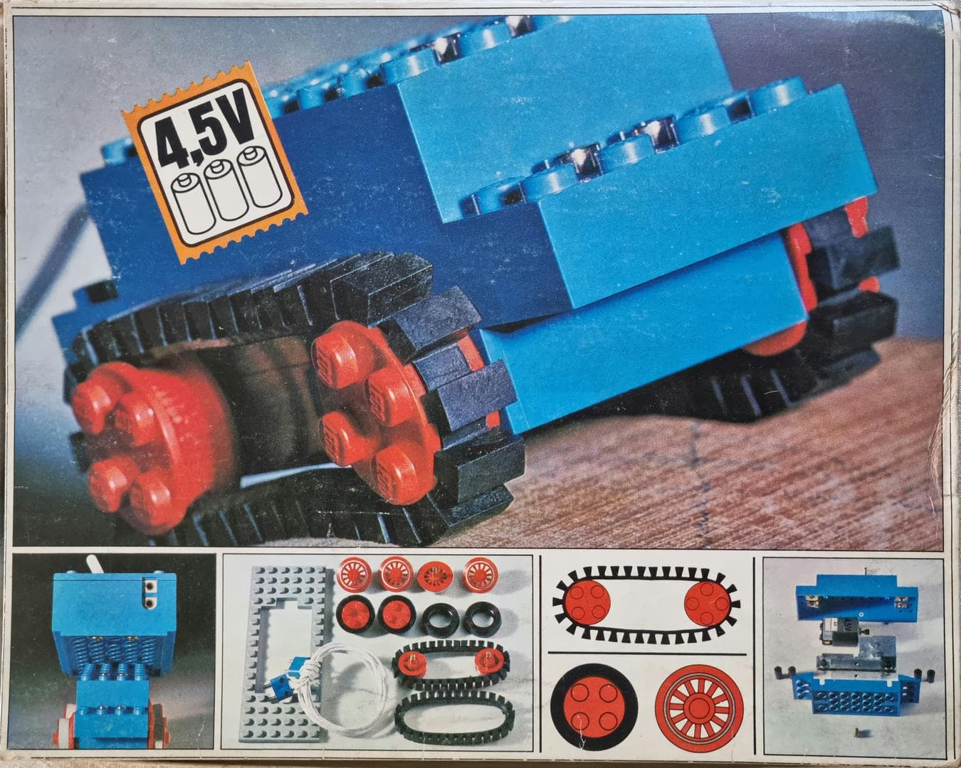 4.5V Motor Set with Rubber Tracks