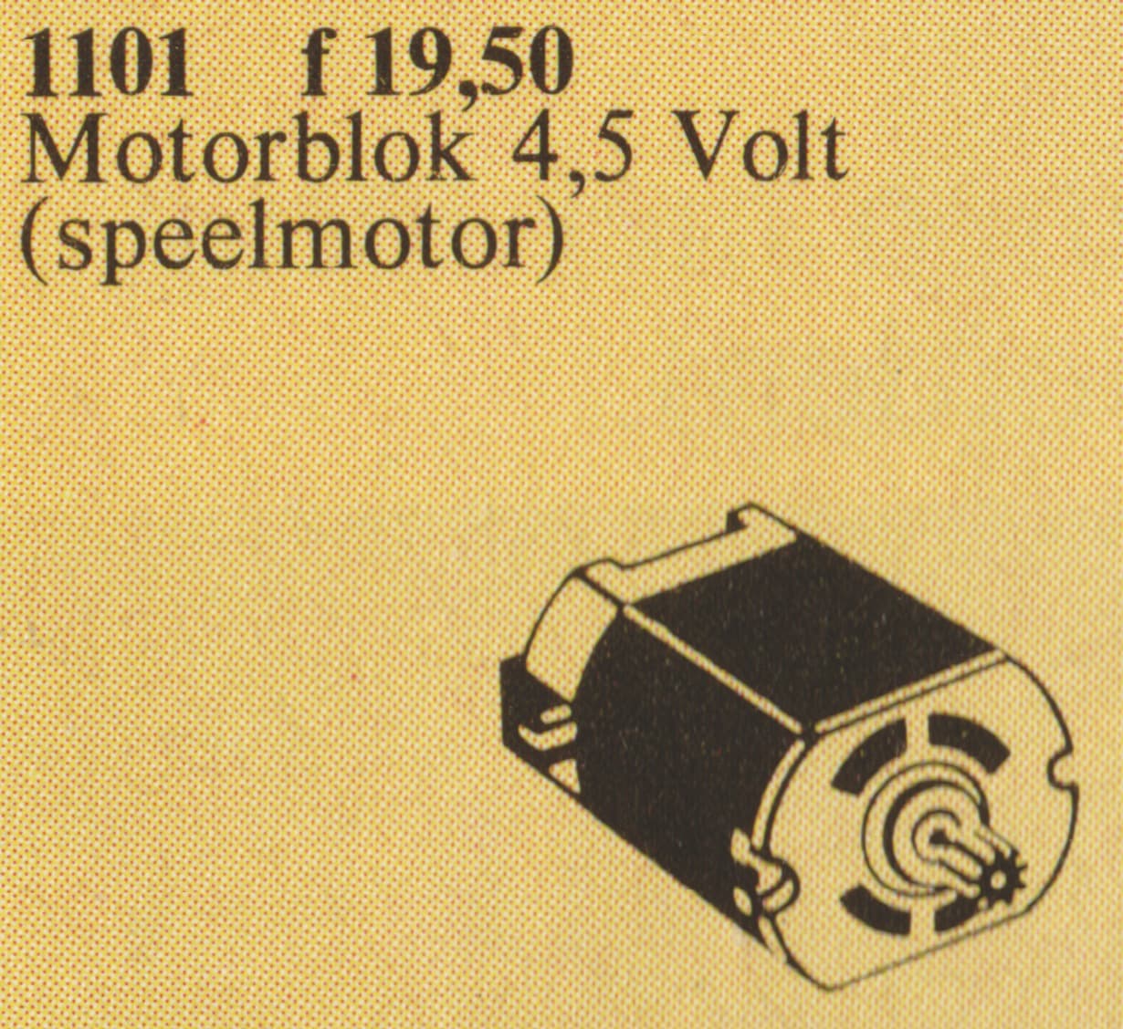 Replacement 4.5V Motor
