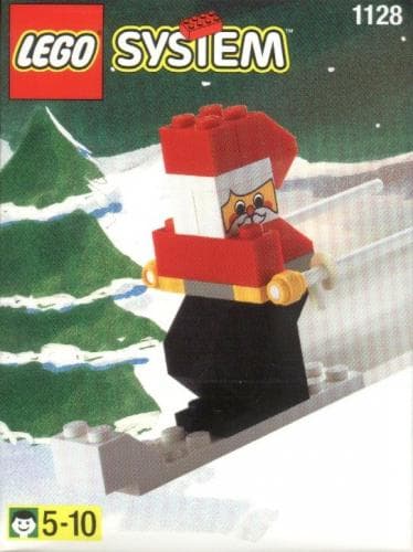 Santa on Skis