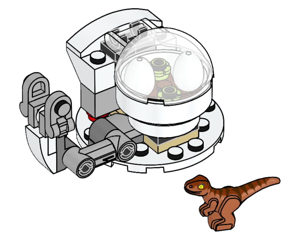 Raptor with Breeding Station