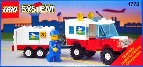 Airline Maintenance Vehicle with Trailer — 1