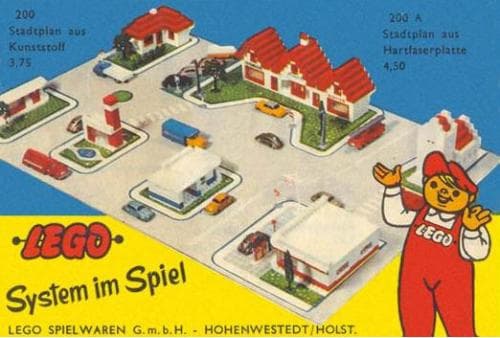 LEGO Town Plan Board, Plastic