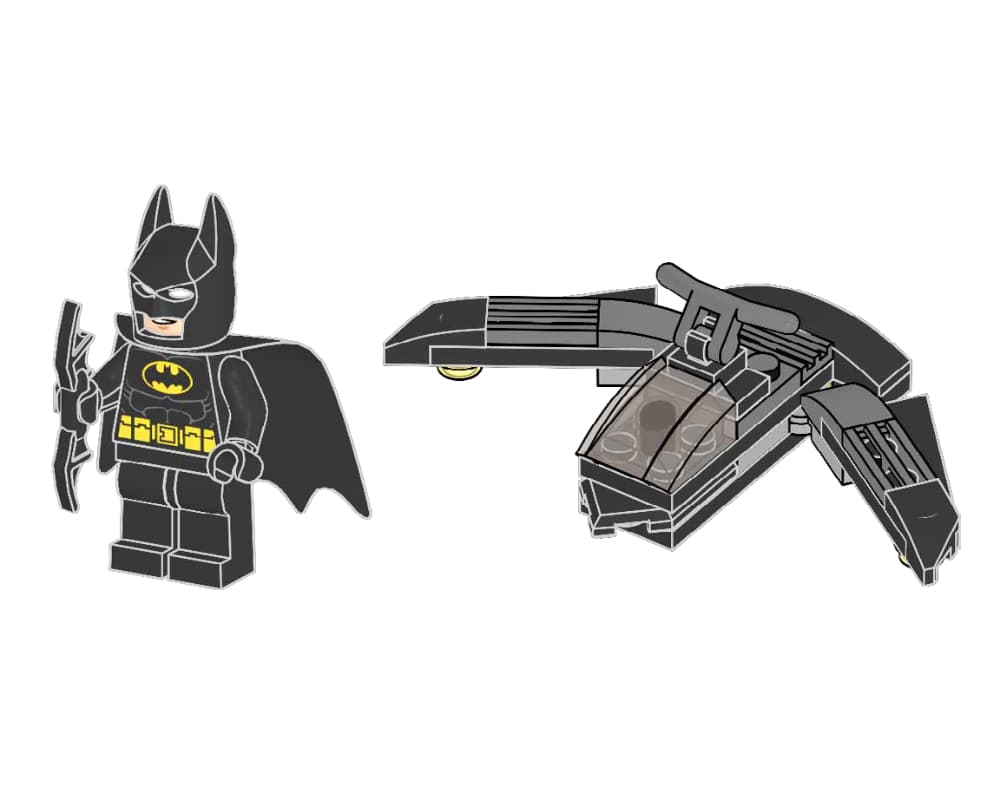 Batman and Batjet — 1
