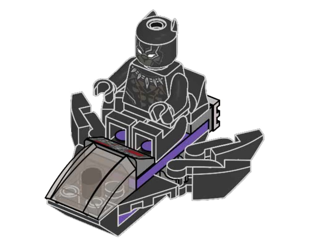 Black Panther with Jet — 1