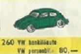1:87 VW Beetle