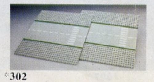 Straight Road Plates (with crosswalk)