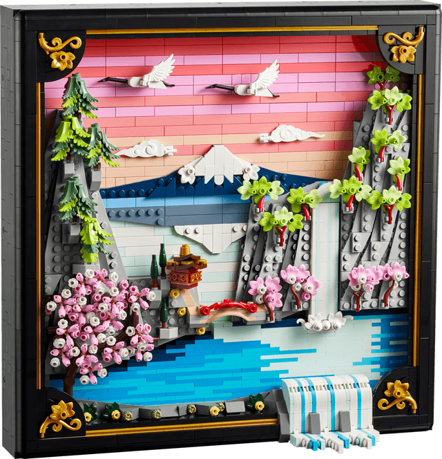 Japanese Cherry Blossom Landscape