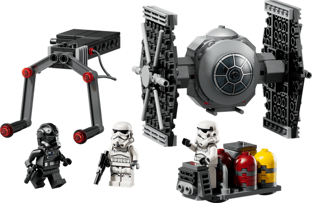TIE Fighter with Imperial Hangar Rack