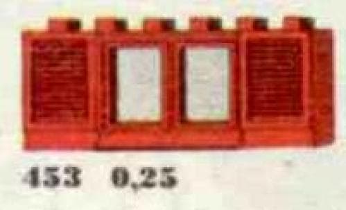 1 x 6 x 2 Shuttered Windows, Red or White