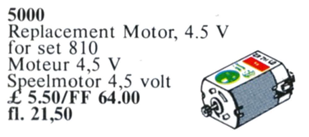Replacement 4.5V Motor — 1