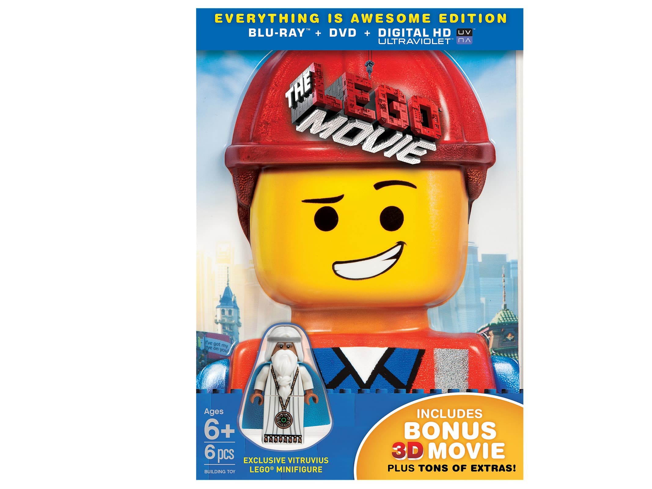 The LEGO Movie: Everything Is Awesome Edition (Blu-Ray + DVD + Digital) — 1