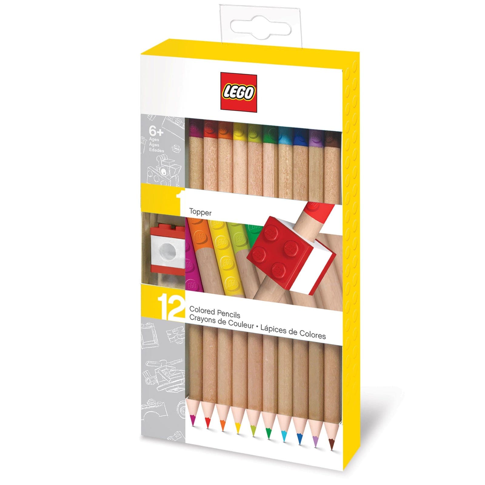 2.0 12-Pack Colored Pencils With Topper — 1
