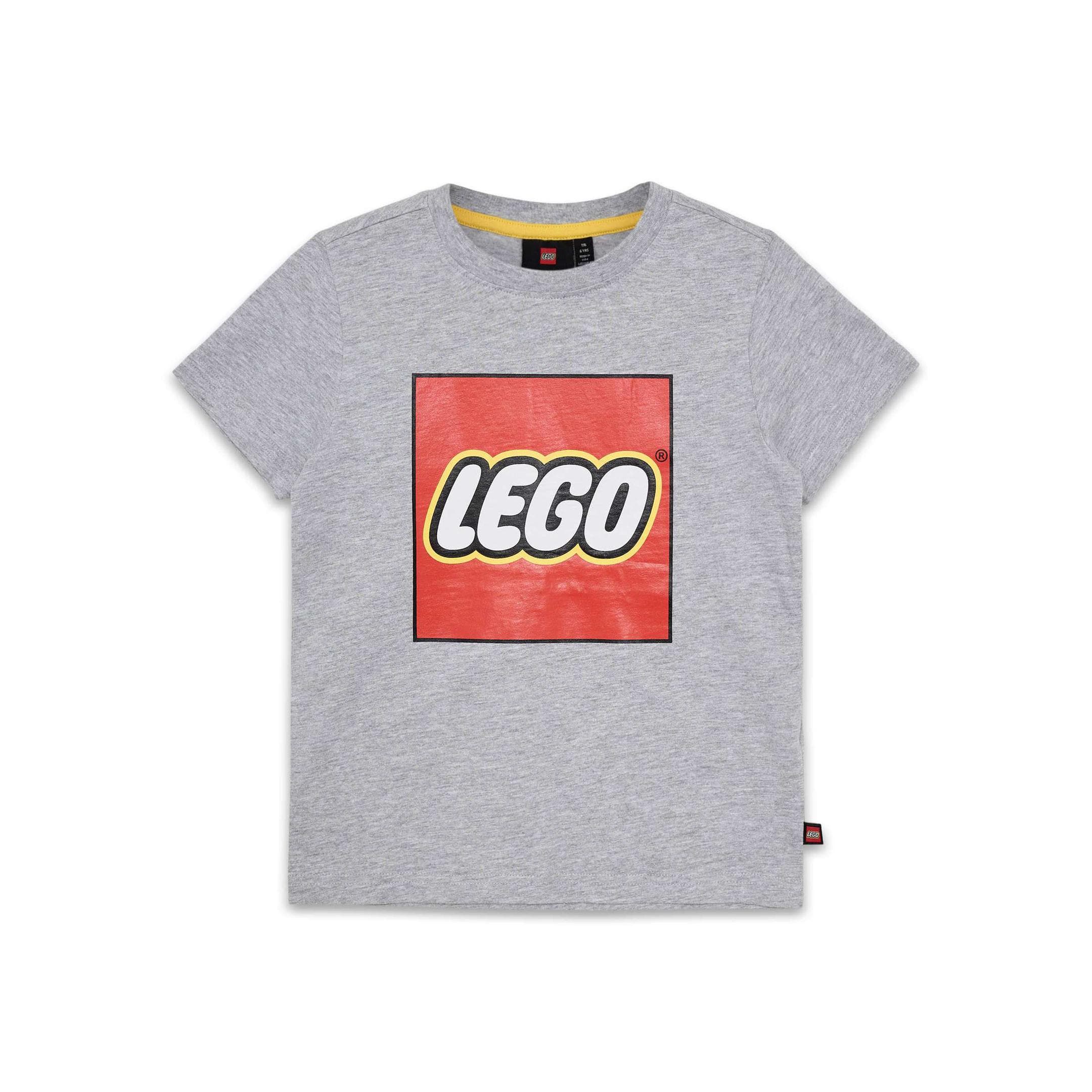 Kids' Short Sleeve Logo T-Shirt – Gray Mélange — 1