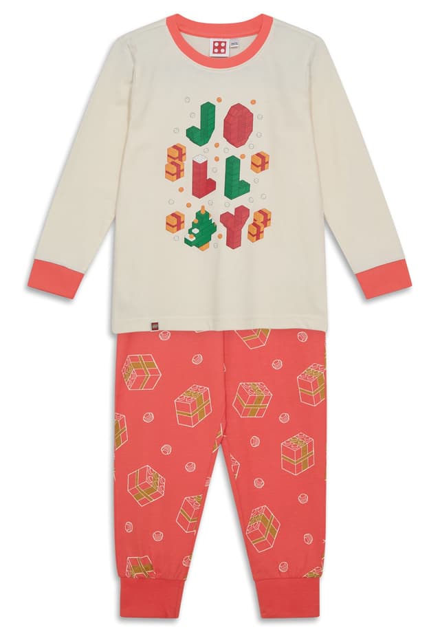 Kids Christmas Pajamas – Off White
