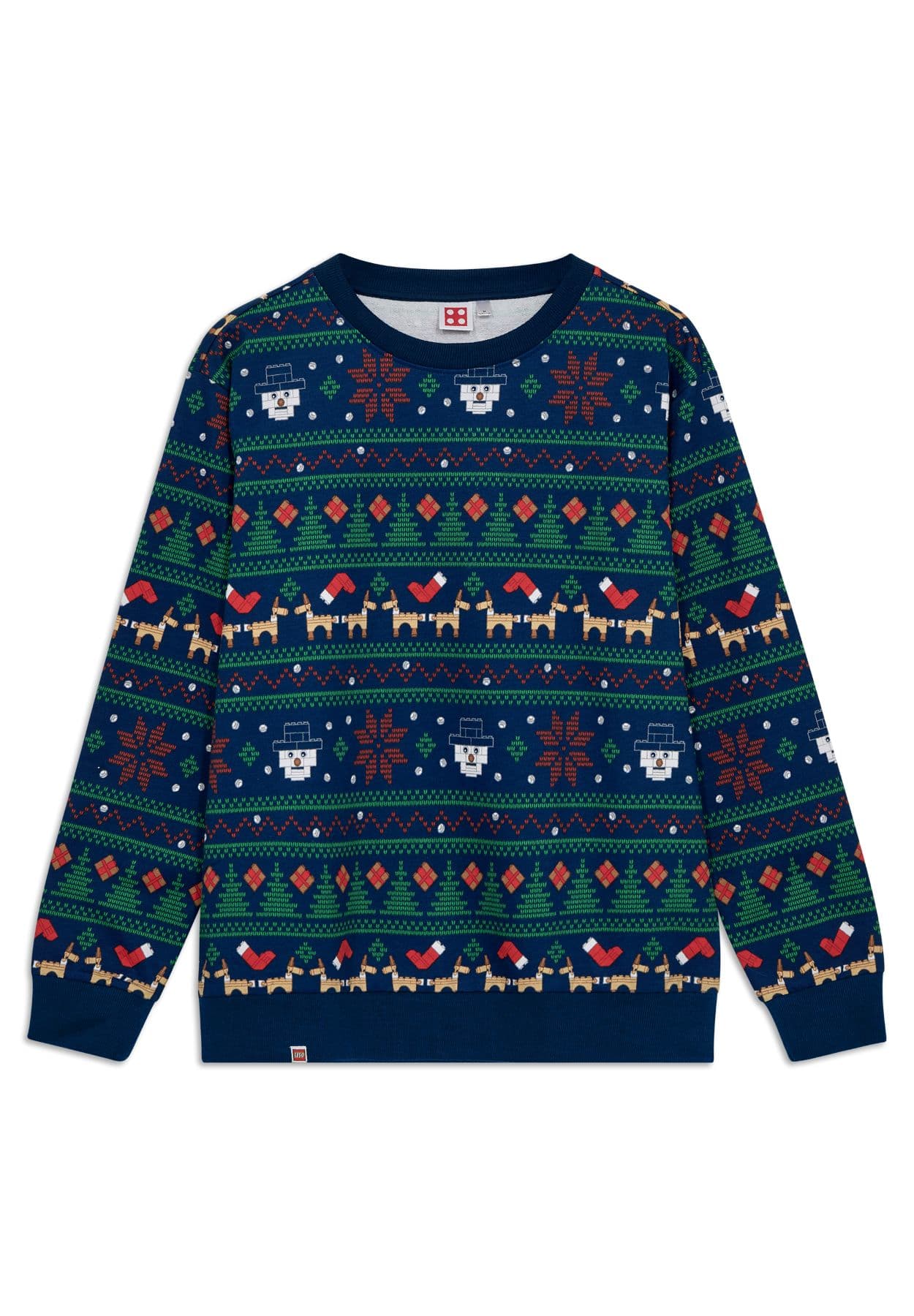 Adults Christmas Sweatshirt - Dark Blue — 1