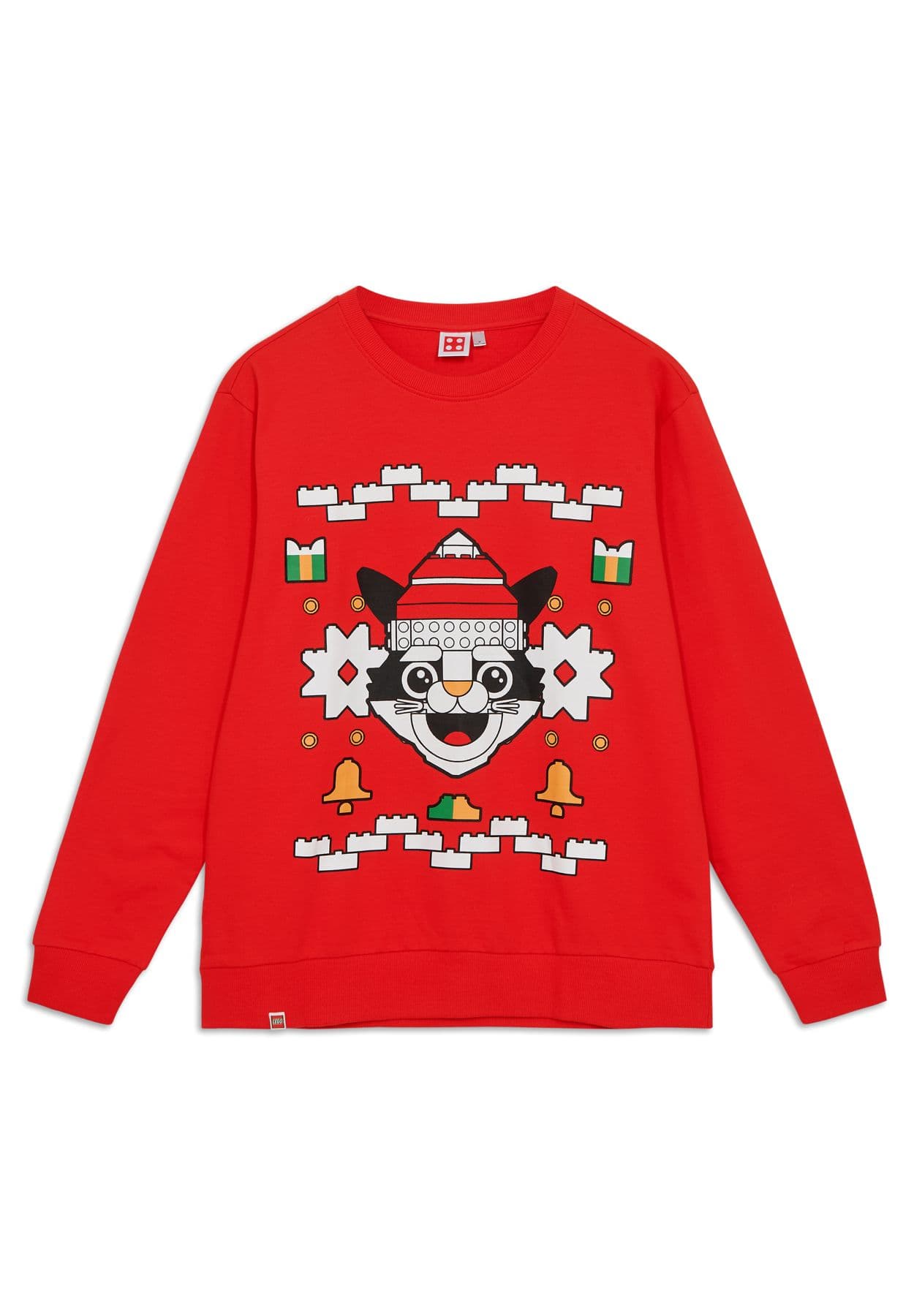 Adults Christmas Sweatshirt - Red — 1