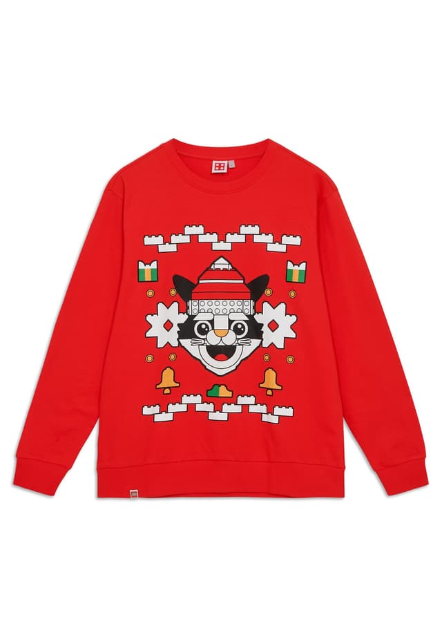 Adults Christmas Sweatshirt - Red