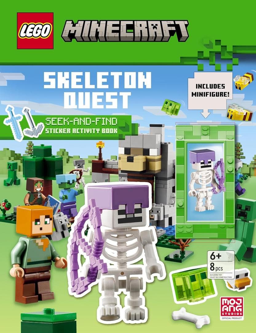 Minecraft: Skeleton Quest: Seek-and-Find: Sticker Activity Book — 1