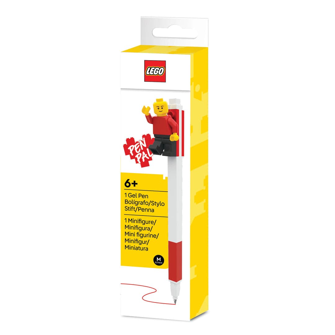 Pen Pal Gel Pen with Minifigure (Red) — 1