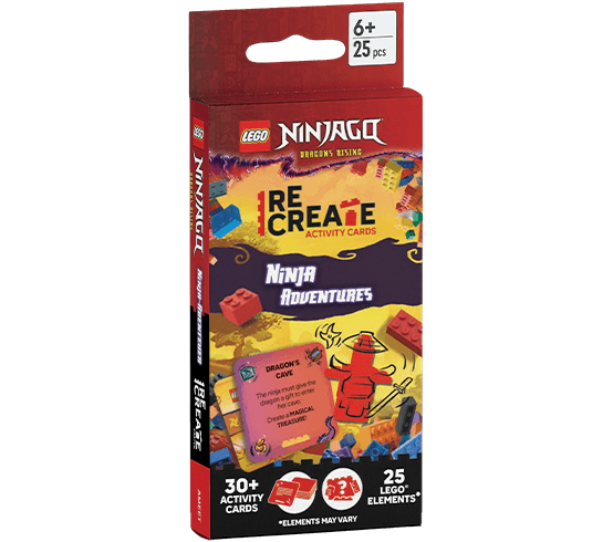 Ninjago: Dragons Rising: ReCreate Activity Cards: Ninja Adventures