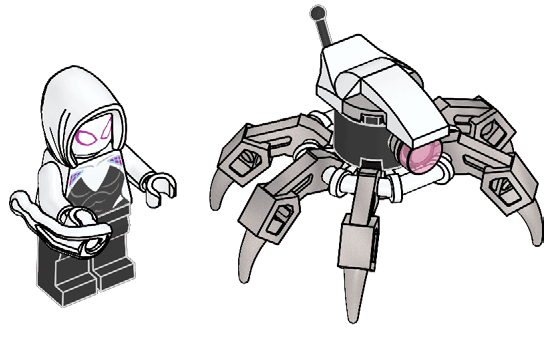 Ghost-Spider and Spider Robot — 1