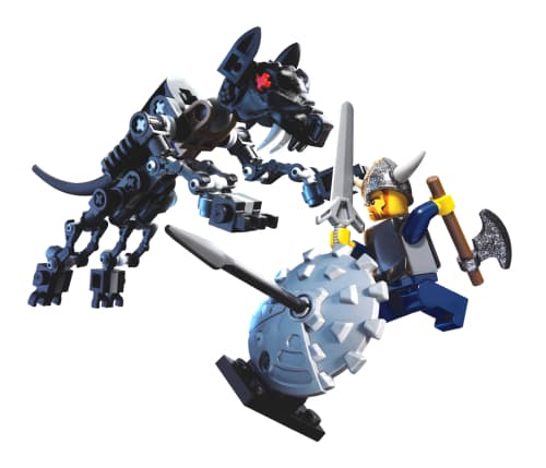 Viking Warrior challenges the Fenris Wolf — 1