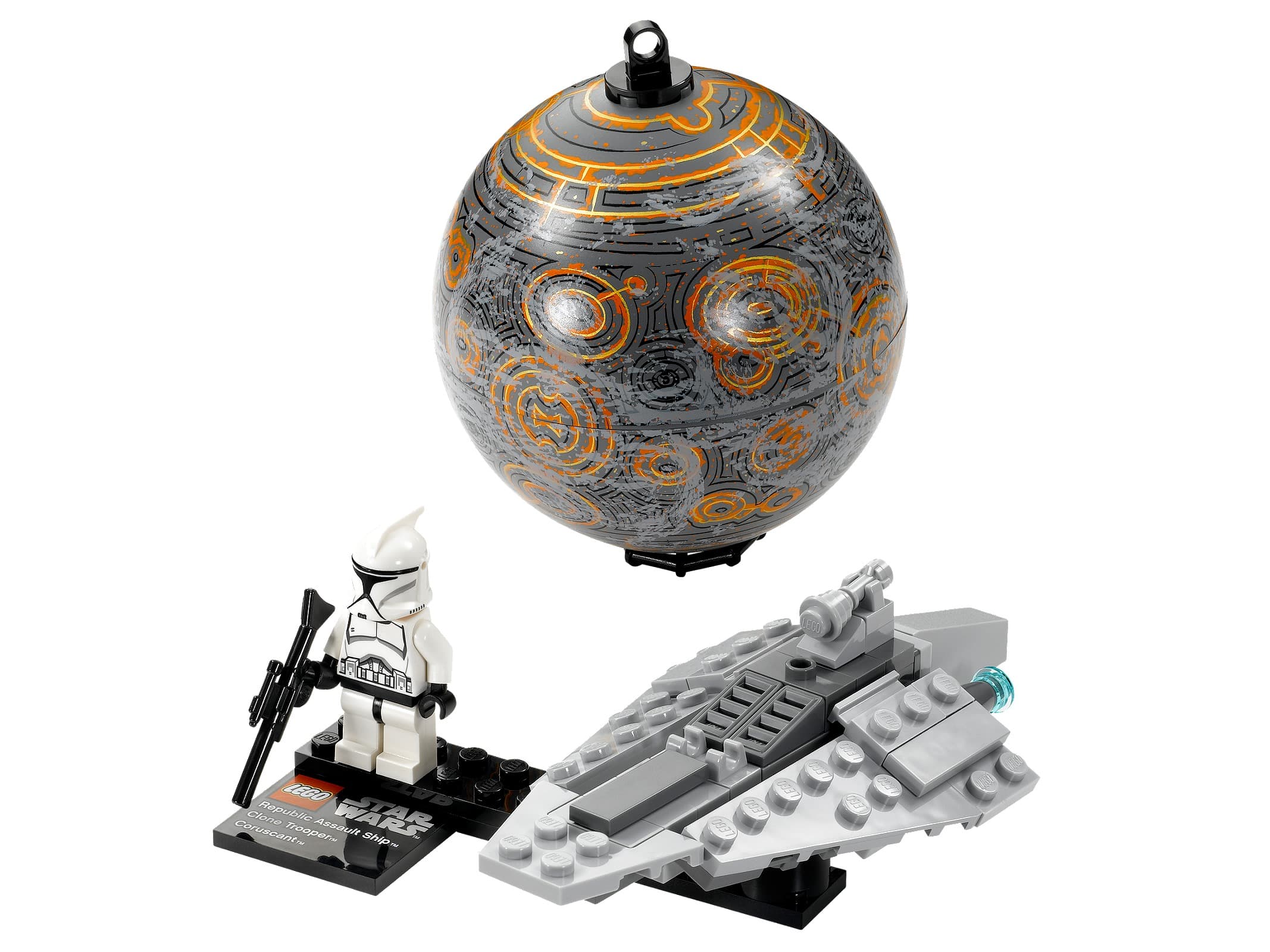 Republic Assault Ship & Planet Coruscant — 1