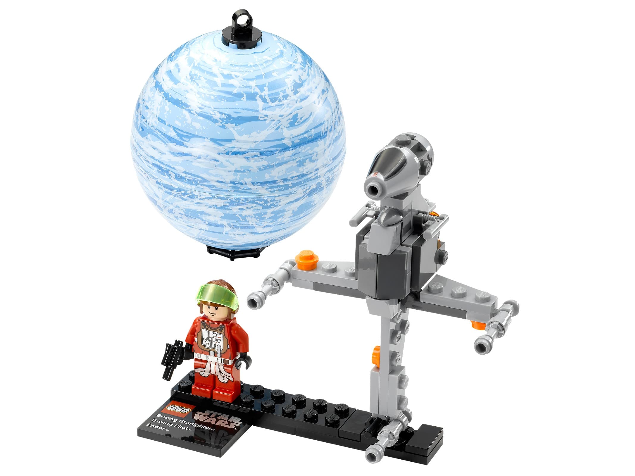 B-wing Starfighter & Planet Endor — 1