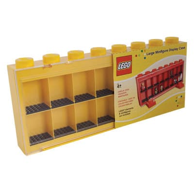 Minifigure Display Case Large Yellow — 1