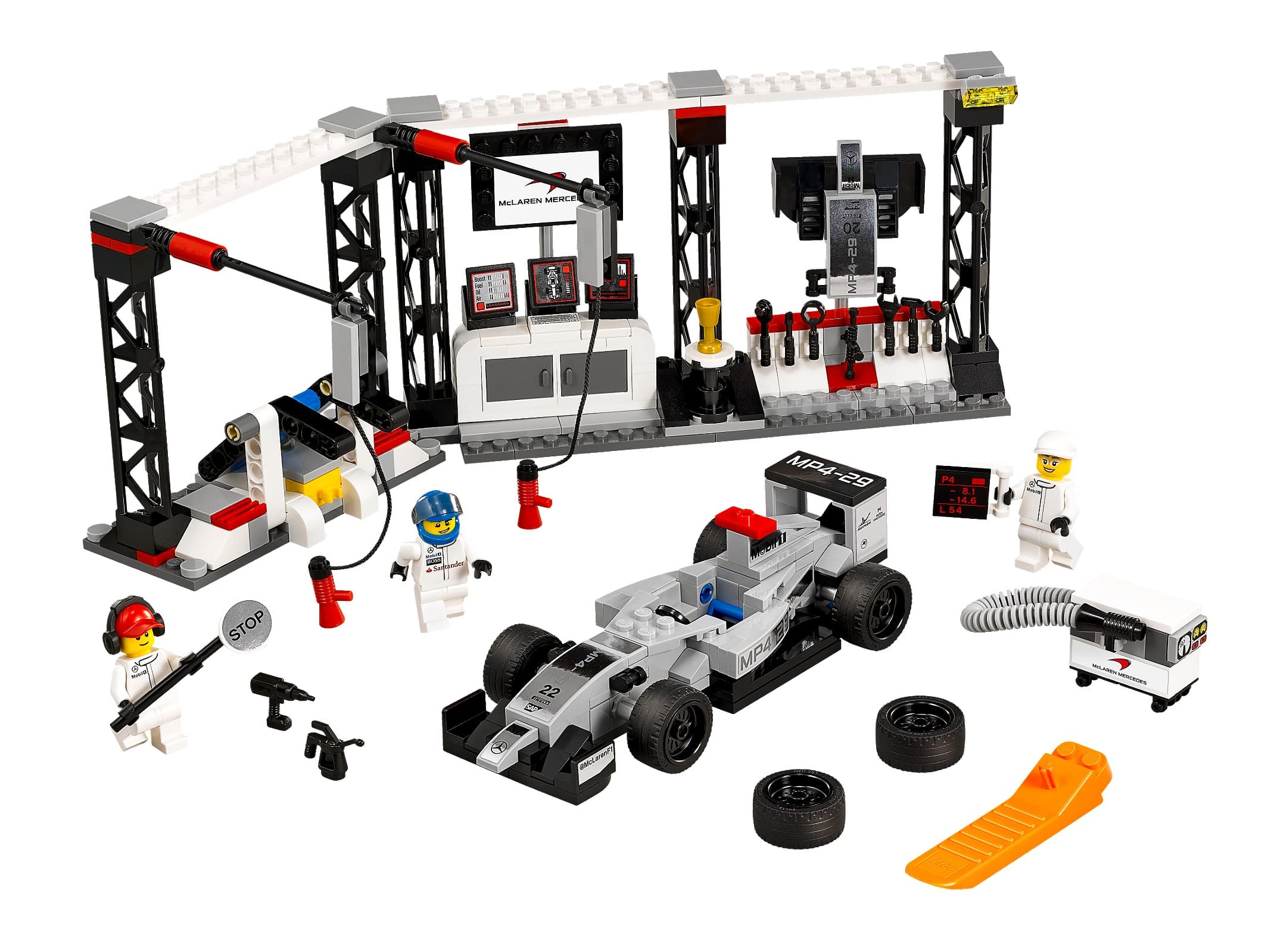McLaren Mercedes Pit Stop