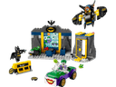 The Batcave with Batman, Batgirl and The Joker