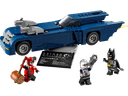 Batman with the Batmobile vs Harley Quinn and Mr. Freeze
