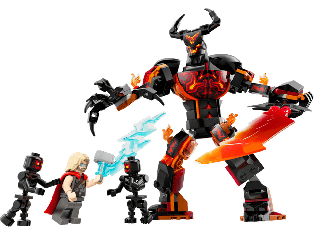 Thor vs. Surtur Construction Figure