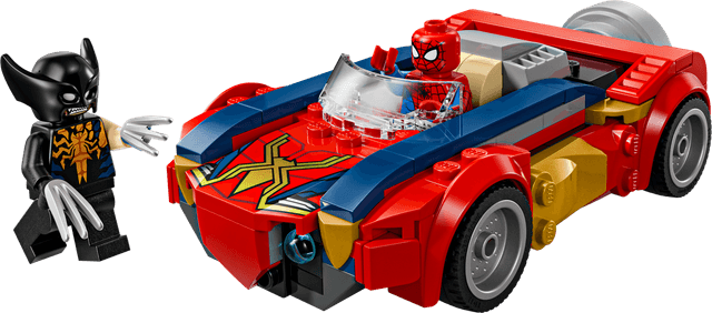 Spider-Man Car vs. Venomized Wolverine