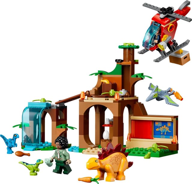 Velociraptor, Stegosaurus & Pteranodon Rescue