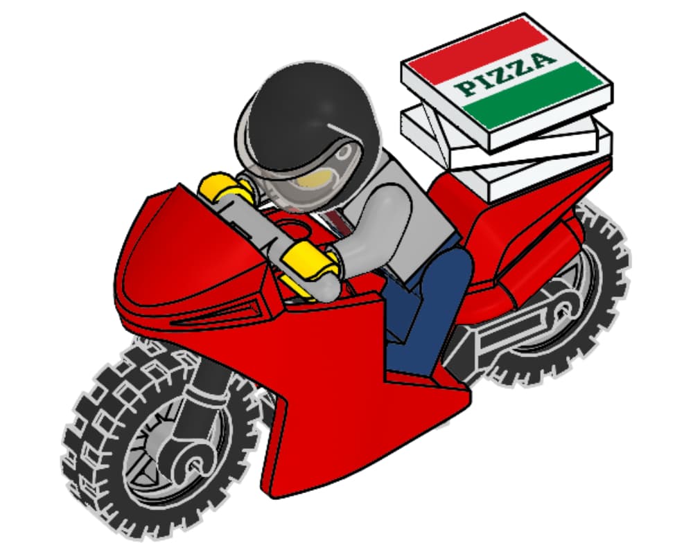 Pizza Delivery Guy — 1