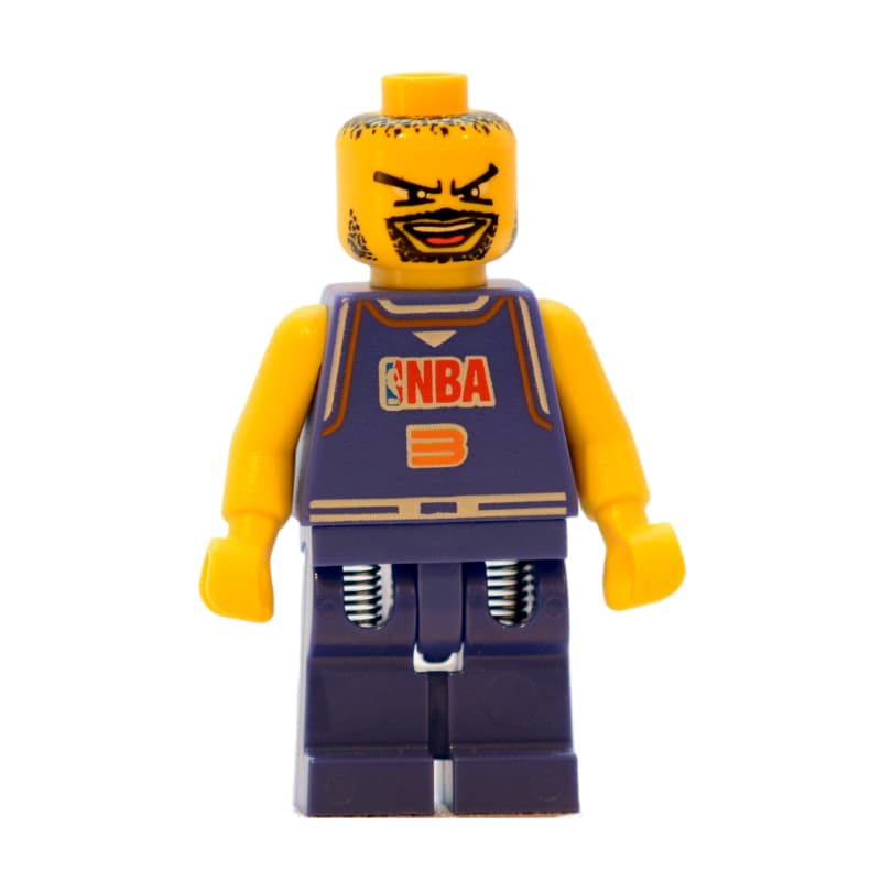 Basketball Player, Violet Torso, Violet Legs 3