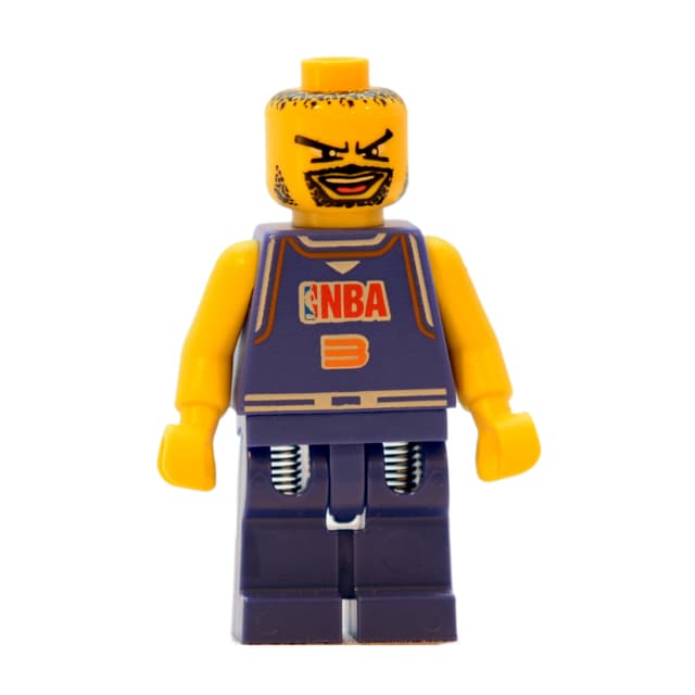 Basketball Player, Violet Torso, Violet Legs 3