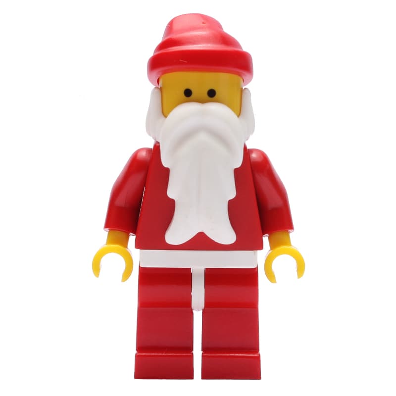 Santa, Plain Red with White Hips