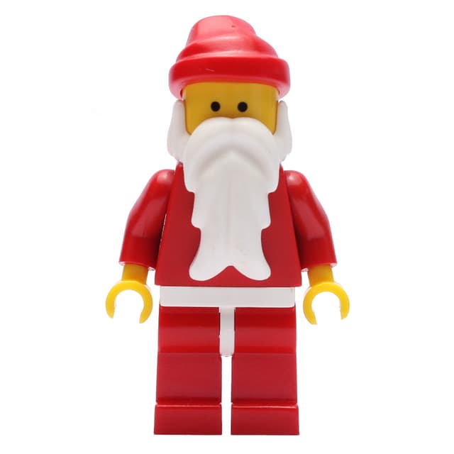 Santa, Plain Red with White Hips