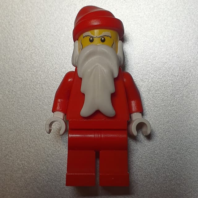 Santa, Plain Red, White Hands, White Eyebrows