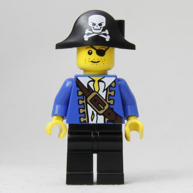 Pirate - Blue Jacket, Black Legs, Black Bicorne