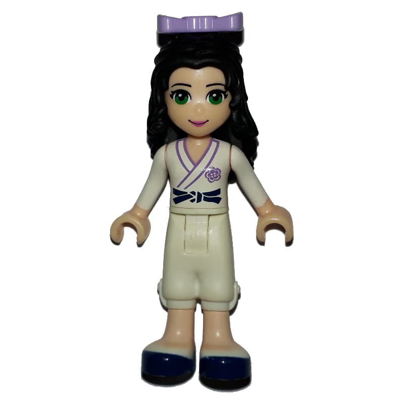 Emma - White Robe, White Trousers, Karate