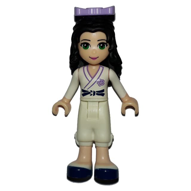 Emma - White Robe, White Trousers, Karate
