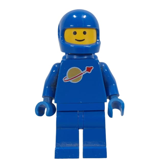 Classic Spaceman, Blue with Airtanks, Brown Eyebrows (2446 Helmet)