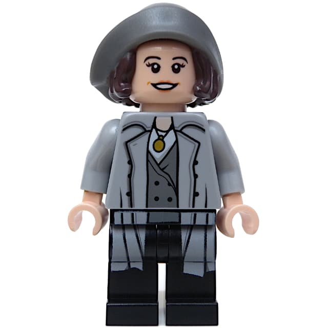 Tina Goldstein, Long Light Bluish Gray Coat (Dimensions)