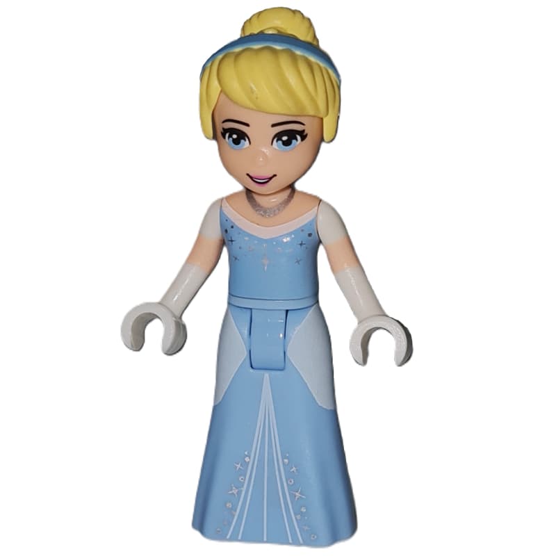 Cinderella - Bright Light Blue Dress, White Gloves