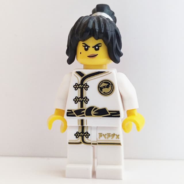 Nya in White Training Gi with Ponytail (CMF)